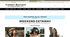 Desktop Screenshot of currentboutique.com